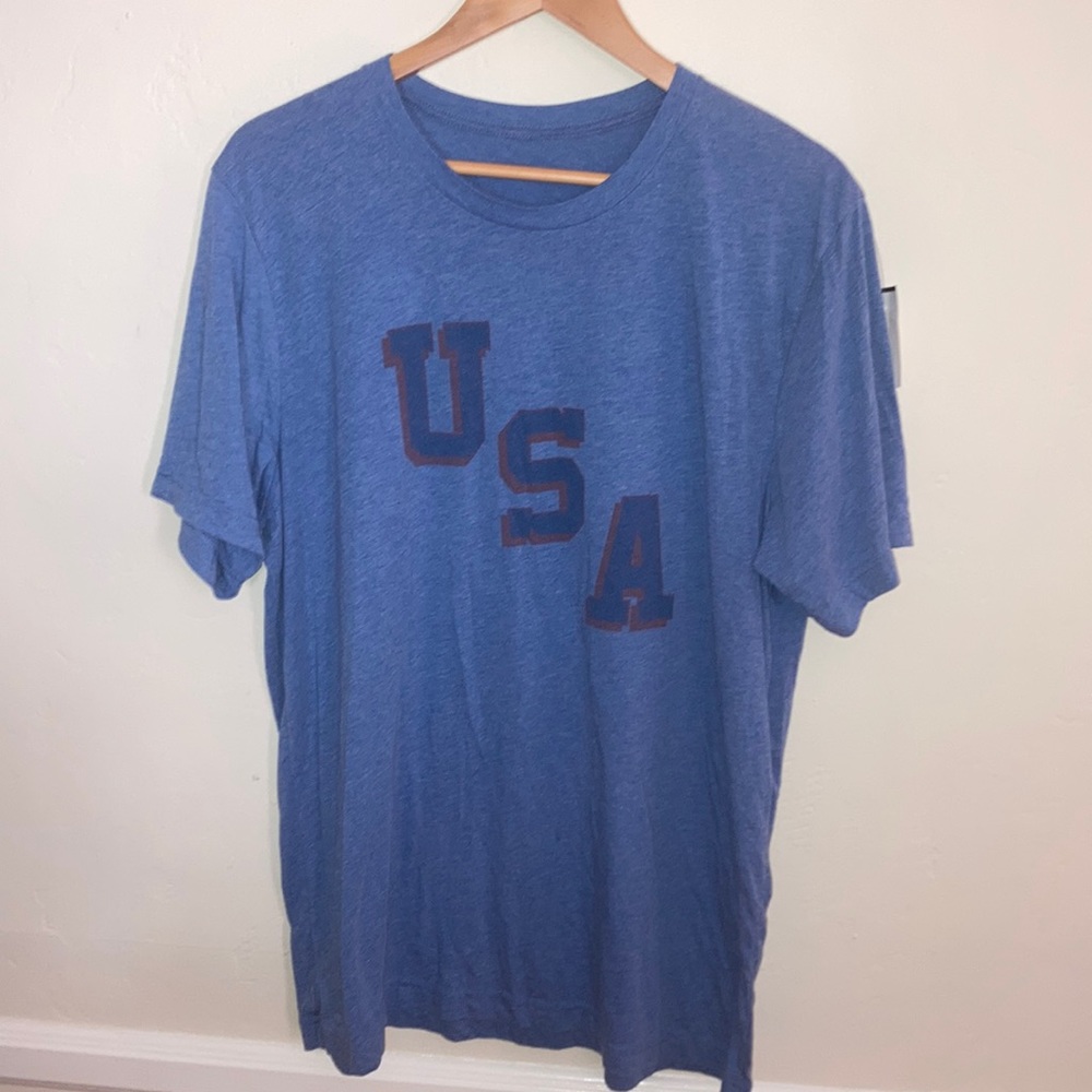 USA Graphic Short Sleeve Tee - Blue